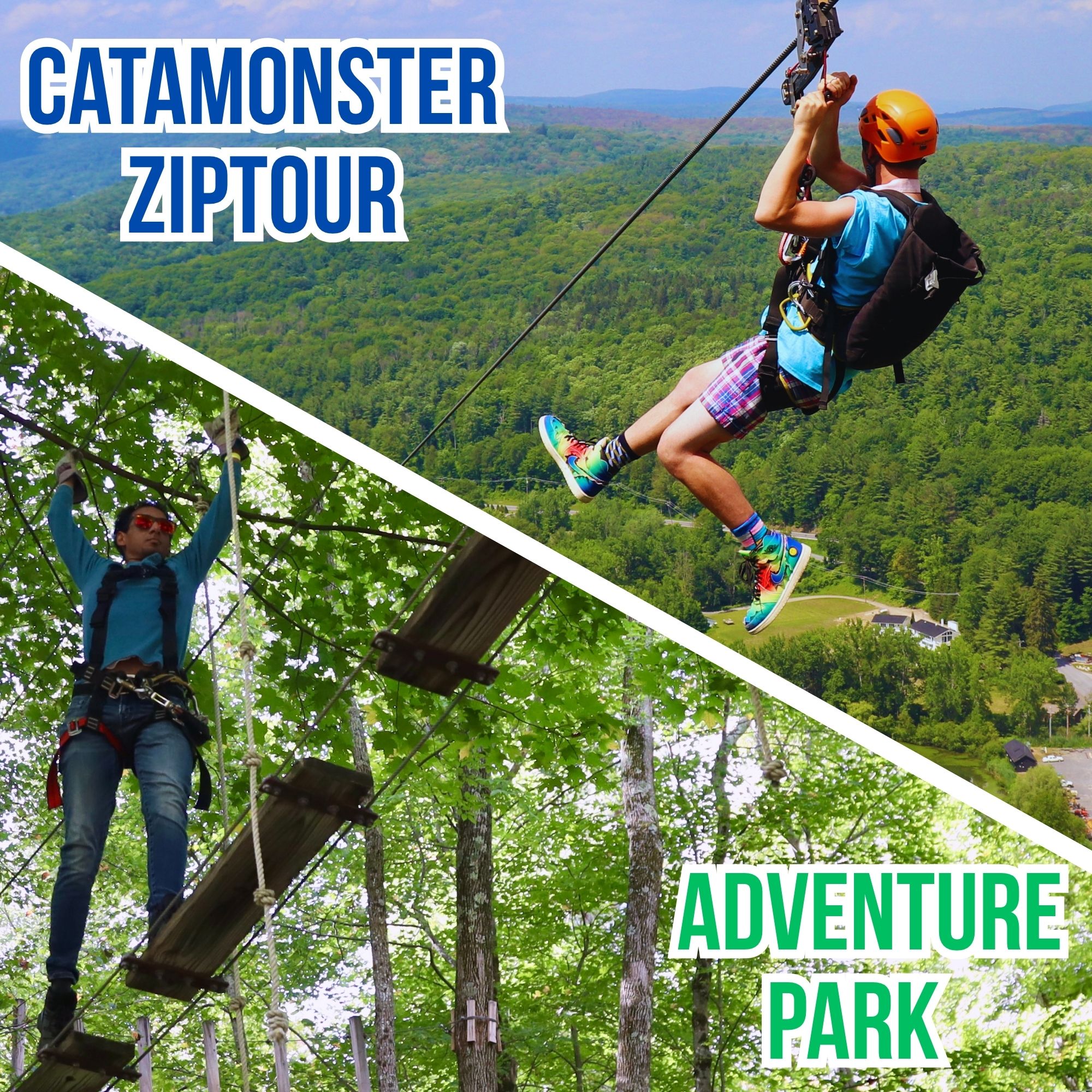 photo of aerial adventure park and zip tour
